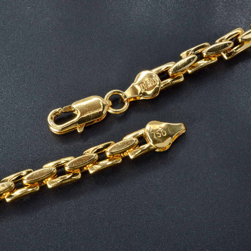 7004 |G| Copper Italian Style Link Chain | 18K Gold-Plated