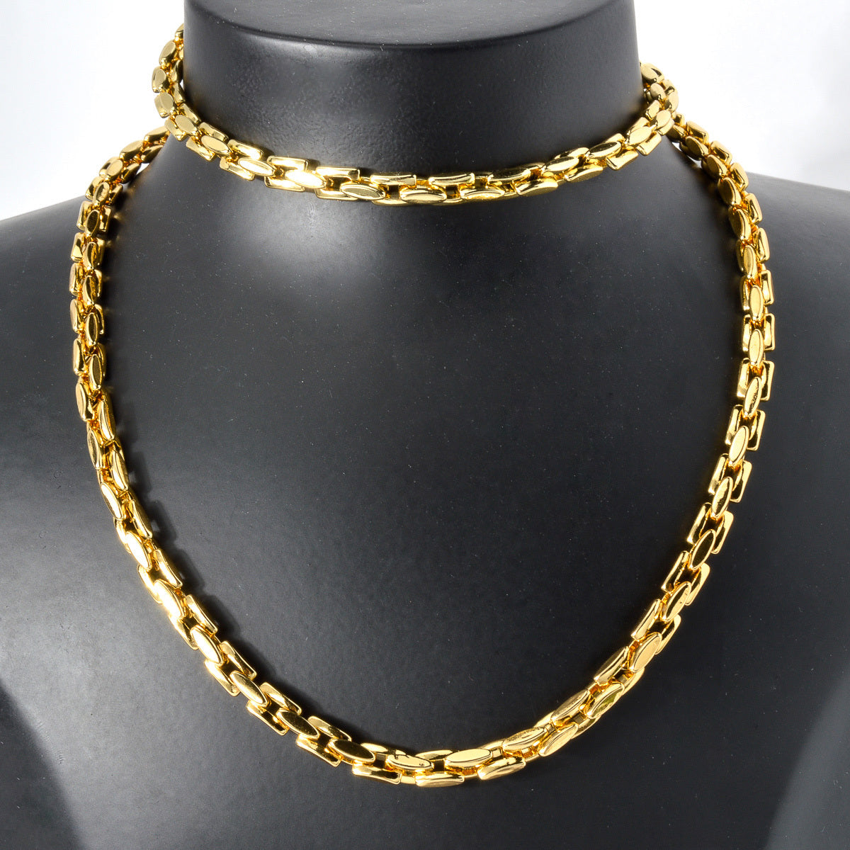 7004 |G| Copper Italian Style Link Chain | 18K Gold-Plated