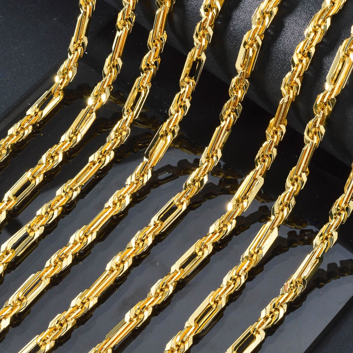 7003 |G| Premium Brass Milano Rope Chain | Gold-Plated Luxury