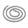 7001 |W| Stainless Steel 4mm Franco Chain | Silver-Tone