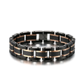 2001 |M| Stainless Steel & Carbon Fiber Link Bracelet